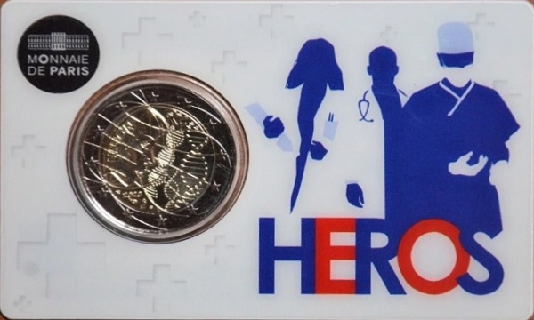 Франция 2 Евро (2020) "C" KM#