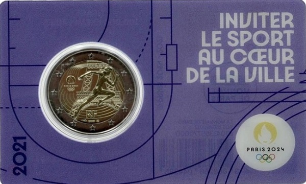 France 2 Euro (2021) "B" KM#
