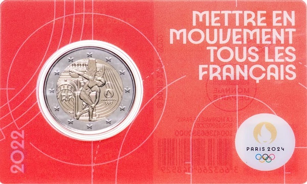 France 2 Euro (2022) "C" KM#