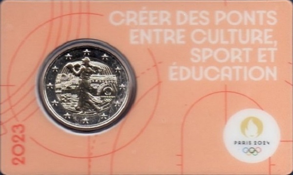 Франция 2 Евро (2023) "C" KM#