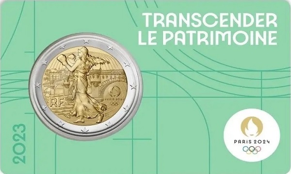 Франция 2 Евро (2023) "D" KM#