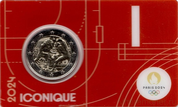 Франция 2 Евро (2024) "D" KM#