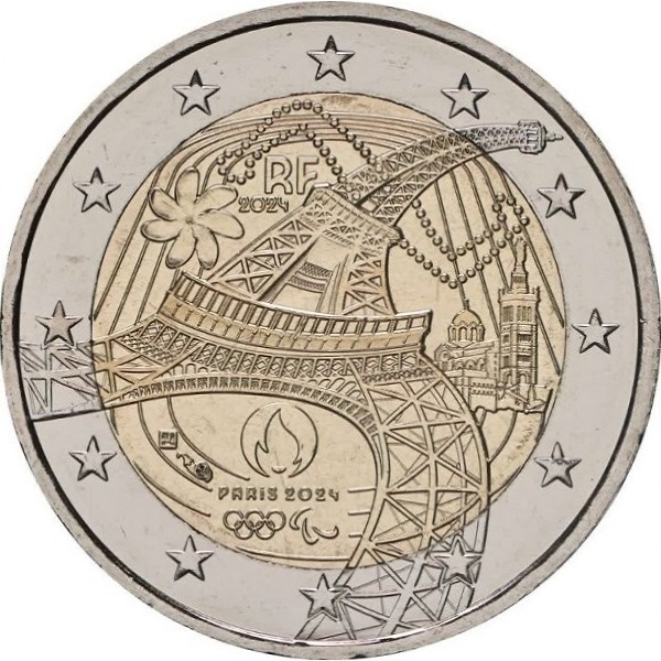 Франция 2 Евро (2024) KM#