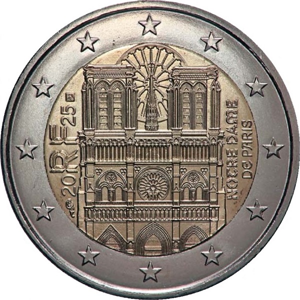 Франция 2 Евро (2025) KM#