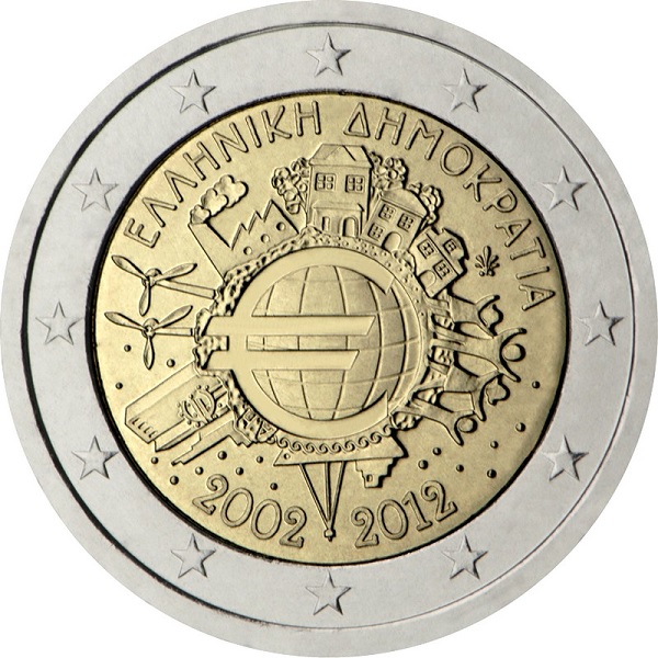 Греция 2 Евро (2012) KM# 245