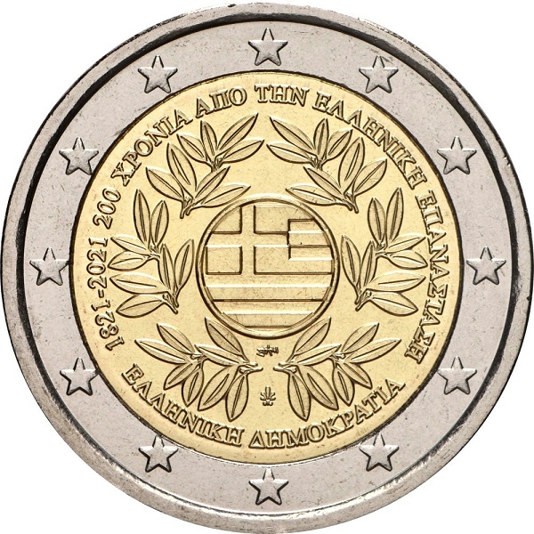 Греция 2 Евро (2021) KM#