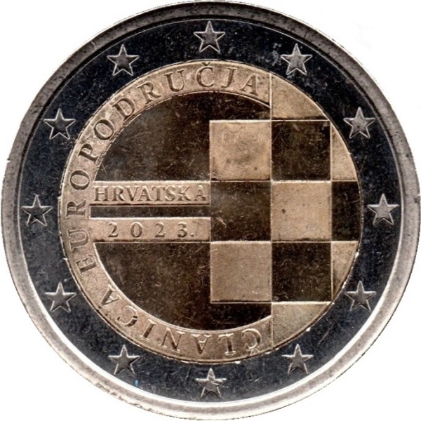 Croatia 2 Euro (2023) KM#