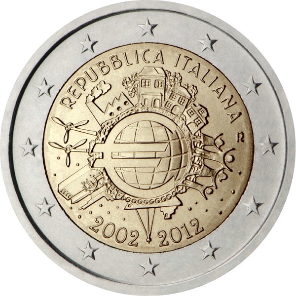 Италия 2 Евро (2012) KM# 350
