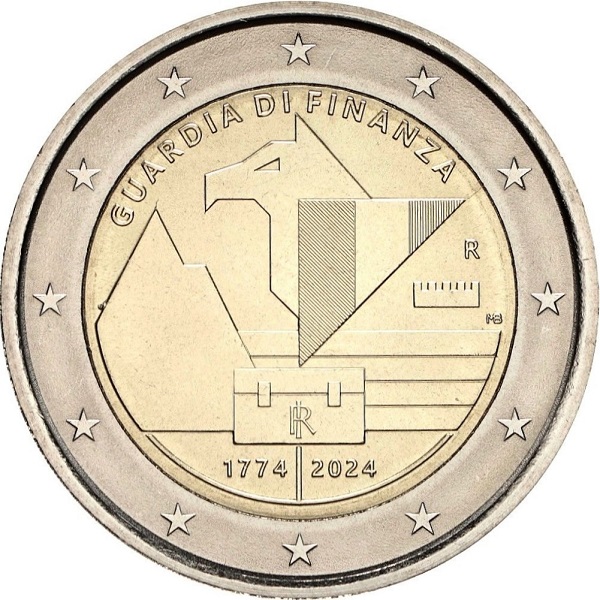 Италия 2 Евро (2024) KM#