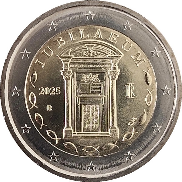 Италия 2 Евро (2025) KM#