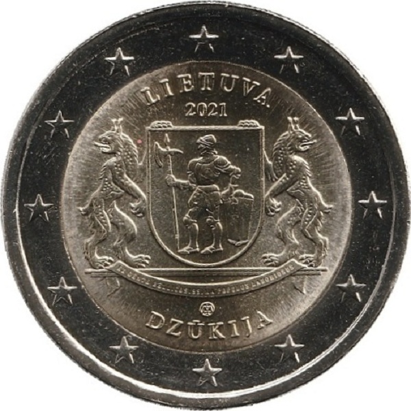Литва 2 Евро (2021) KM#