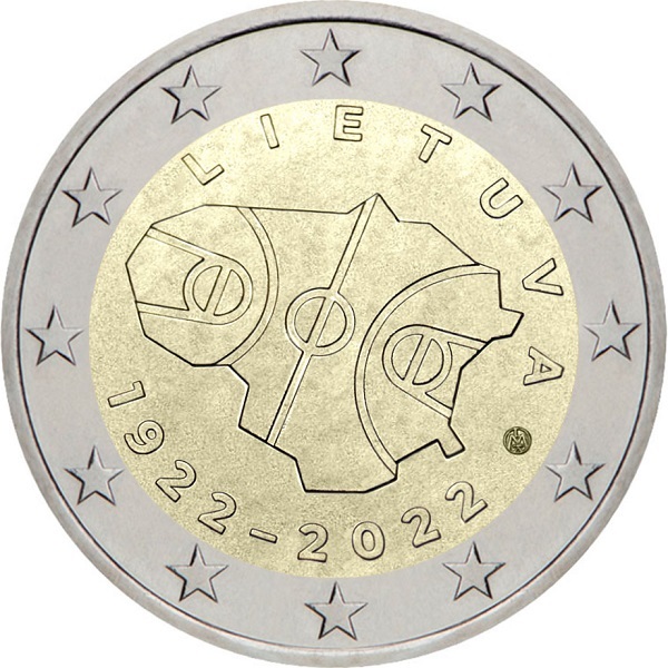 Литва 2 Евро (2022) KM#