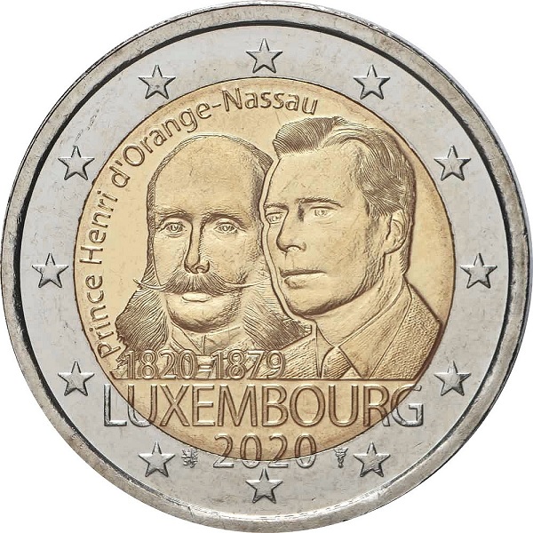 Luxembourg 2 Euro (2020) KM#