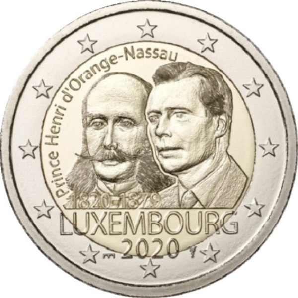 Luxembourg 2 Euro (2020) "MSB" KM#