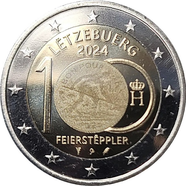 Luxembourg 2 Euro (2024) "KNM PH" KM#