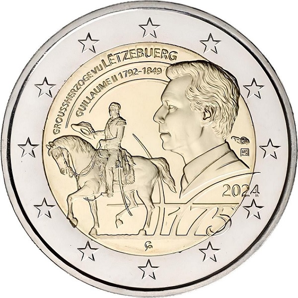 Luxembourg 2 Euro (2024) KM#