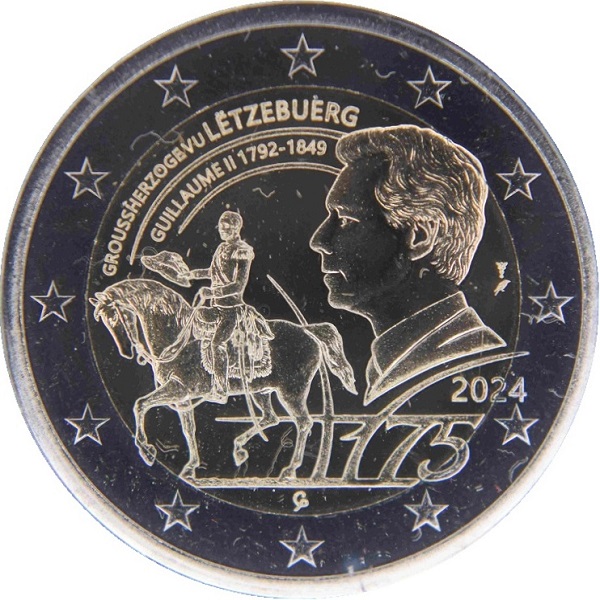 Luxembourg 2 Euro (2024) "KNM" KM#