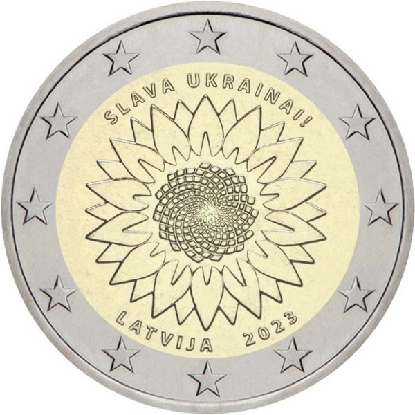 Латвия 2 Евро (2023) KM#