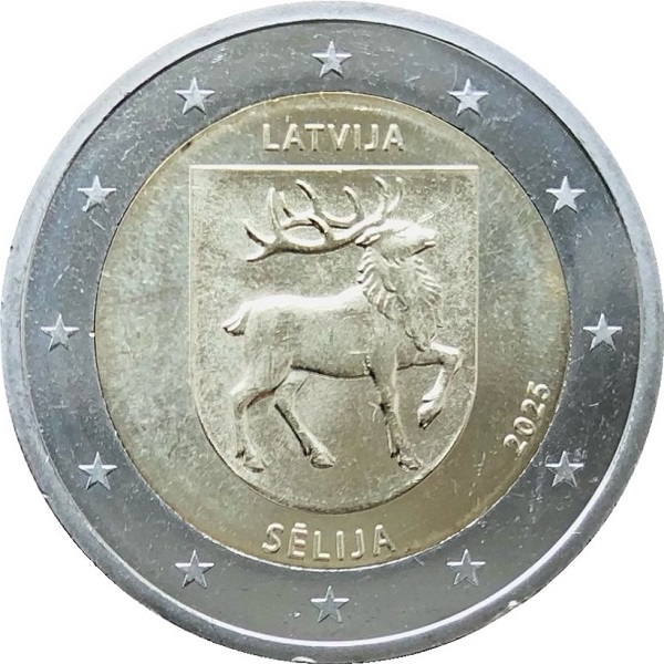 Латвия 2 Евро (2025) KM#