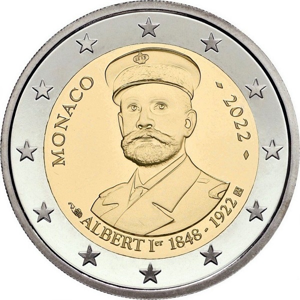 Монако 2 Евро (2022) KM#