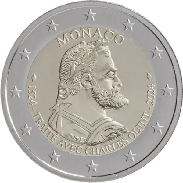 Монако 2 Евро (2024) KM#