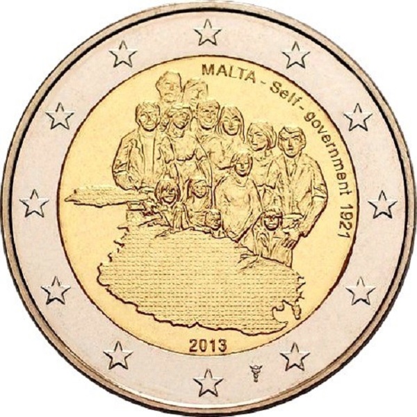 Мальта 2 Евро (2013) KM#