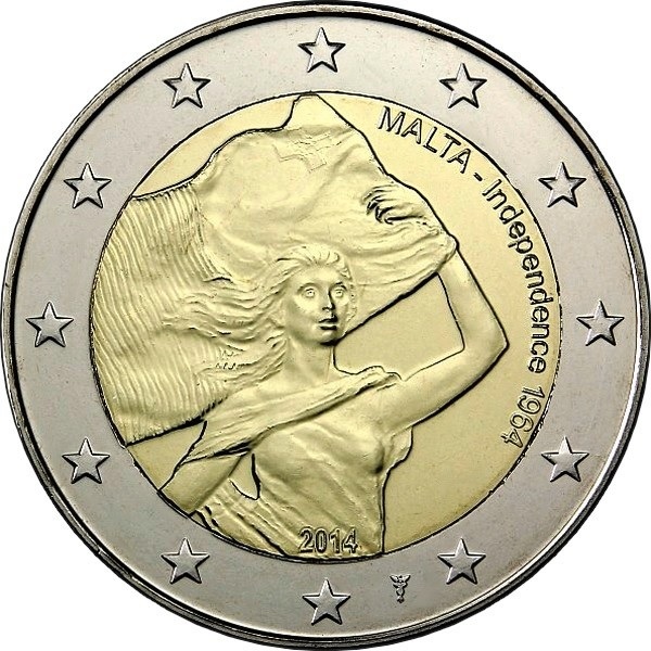 Мальта 2 Евро (2014) KM#
