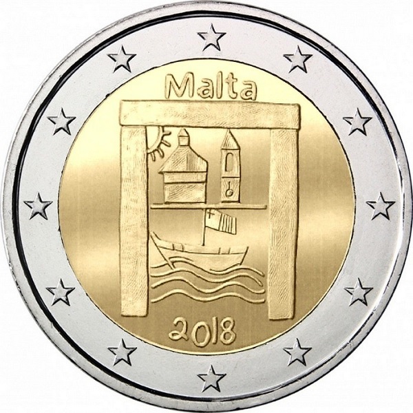 Malta 2 Euro (2018) KM#