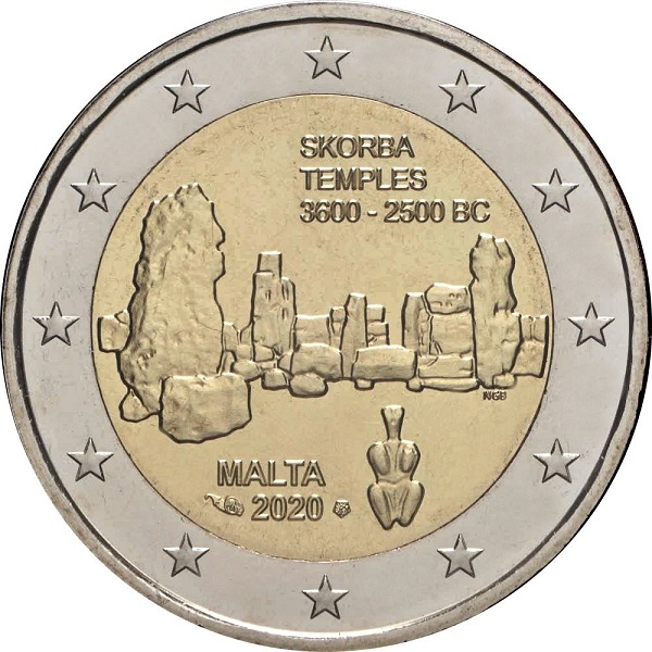 Мальта 2 Евро (2020) KM#