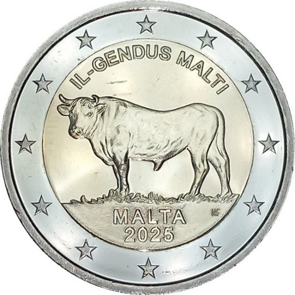Мальта 2 Евро (2025) KM#