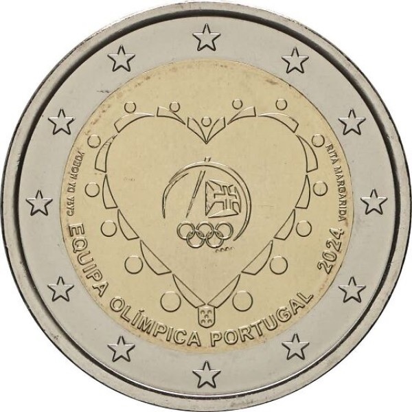 Португалия 2 Евро (2024) KM#