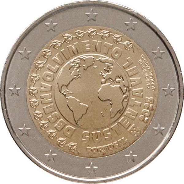 Португалия 2 Евро (2025) KM#