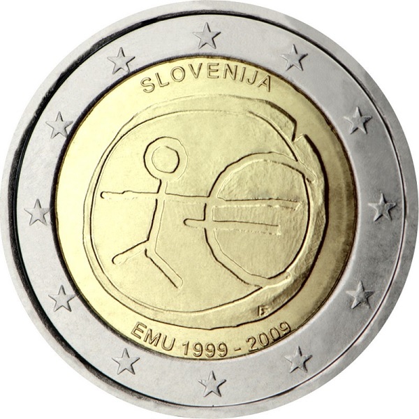 Словения 2 Евро (2009) KM#