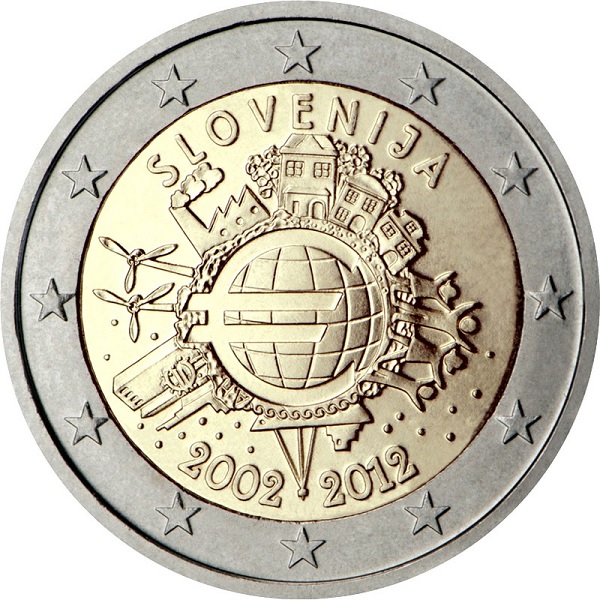 Словения 2 Евро (2012) KM#