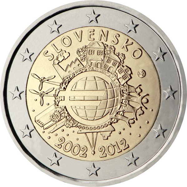 Словакия 2 Евро (2012) KM#