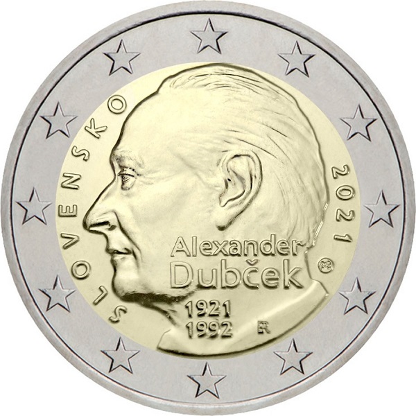 Словакия 2 Евро (2021) KM#