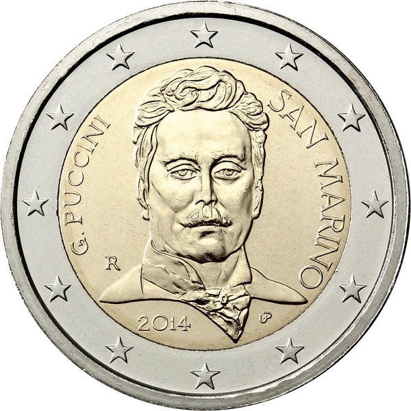 Сан-Марино 2 Евро (2014) KM#