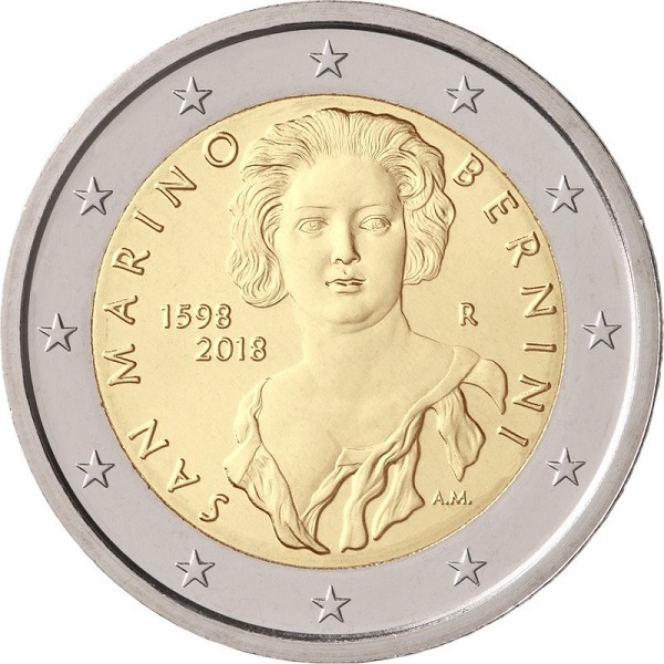 Сан-Марино 2 Евро (2018) KM#