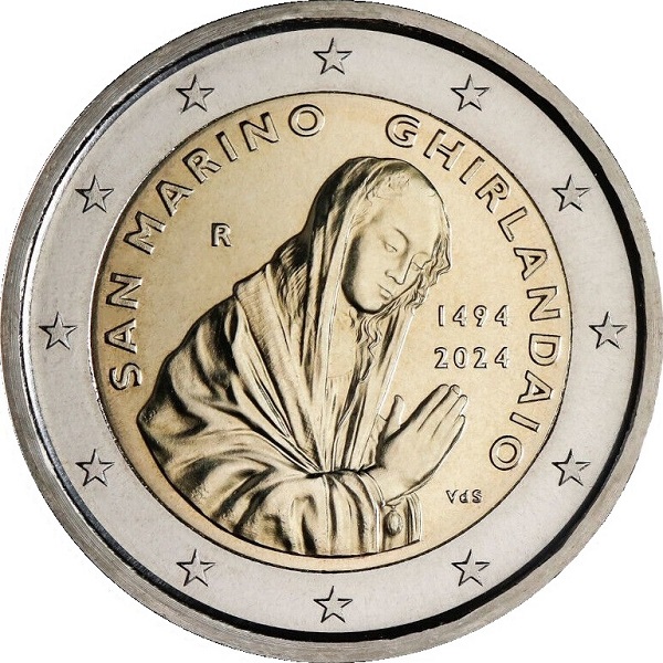 Сан-Марино 2 Евро (2024) KM#