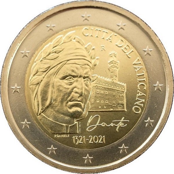 Ватикан 2 Евро (2021) KM#