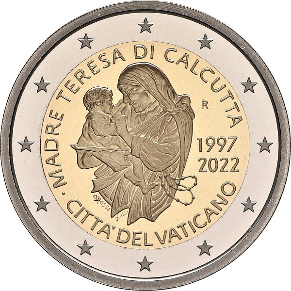 Ватикан 2 Евро (2022) KM#