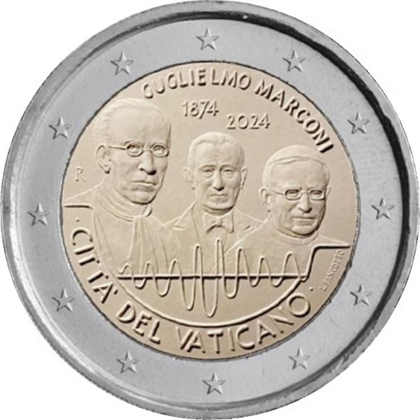 Ватикан 2 Евро (2024) KM#