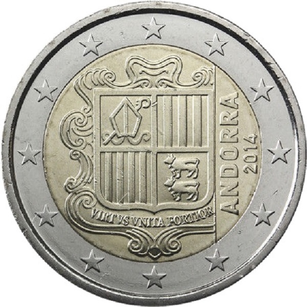 Андорра 2 Евро (2014) KM#
