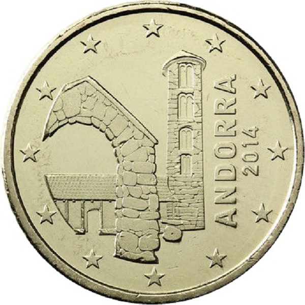 Андорра 50 Евро цент (2014) KM#