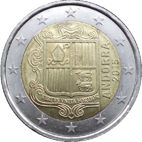Андорра 2 Евро (2015) KM#