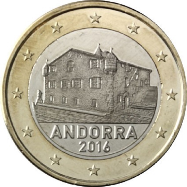 Andorra 1 Euro (2016) KM#