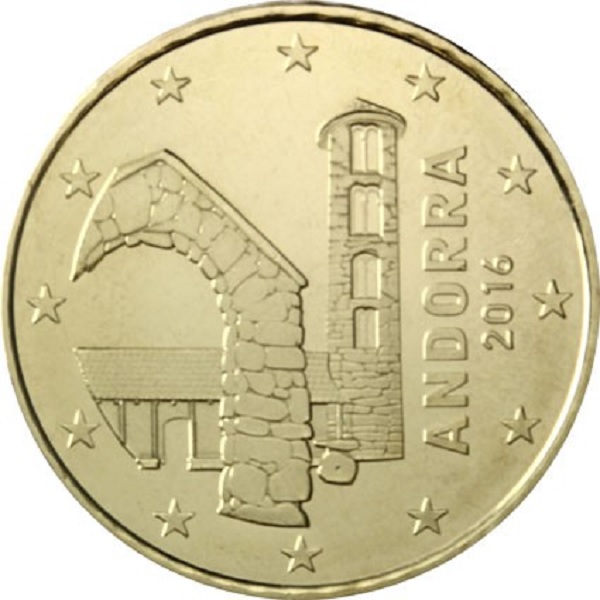 Andorra 50 Euro cent (2016) KM#
