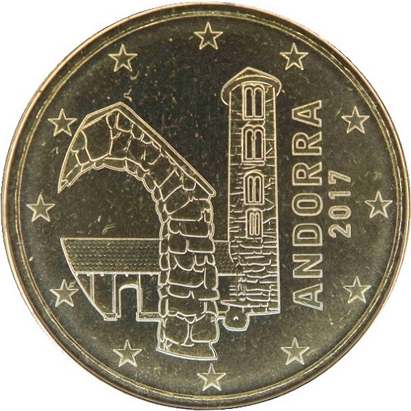 Андорра 10 Евро цент (2017) KM#