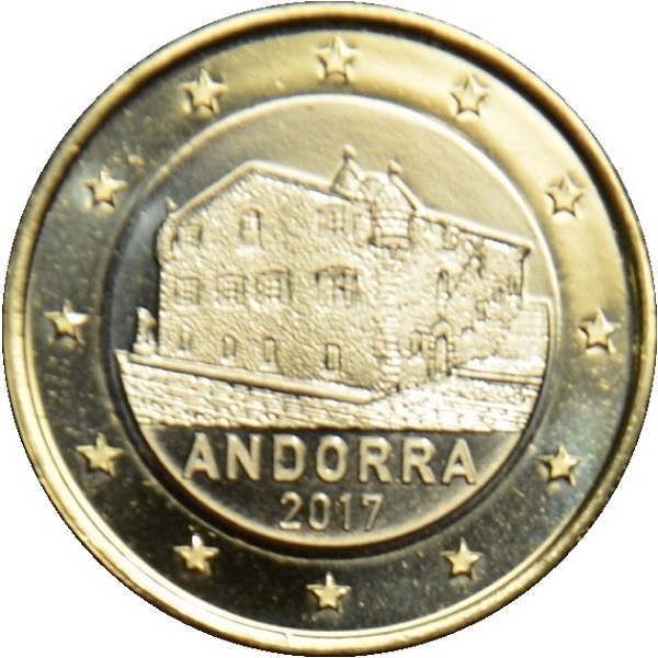 Андорра 1 Евро (2017) KM#