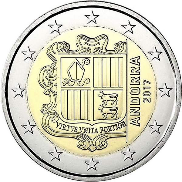 Андорра 2 Евро (2017) KM#